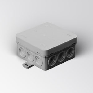 Junction-box, surface-mounted 85x85mm