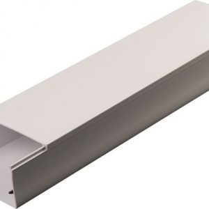 Cable trunking with removeable cover 100x50mm white 2m