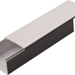 Cable trunking with removeable cover 30x30mm white 3m