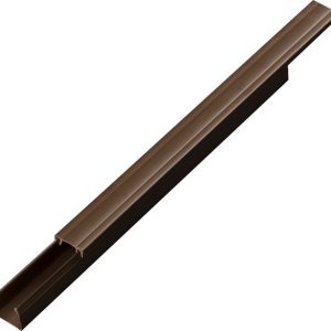 Cable trunking with removeable cover 40x40mm brown 2m
