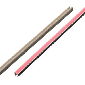 Cable trunking with removeable cover and glue strip 25×16 white 2m